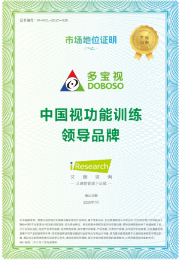 2025多宝视——中国视功能训练领导品牌